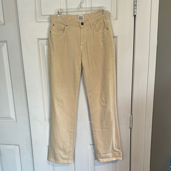 BDG Urban Outfitters Cowgirl Jeans Cream Colored size 26 - Picture 1 of 5